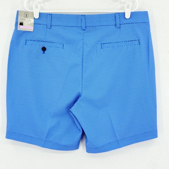 PGA Tour Men's Active Gripper Waistband UPF 50 Stretch Blue Shorts Size 38 NWT - Picture 2 of 11